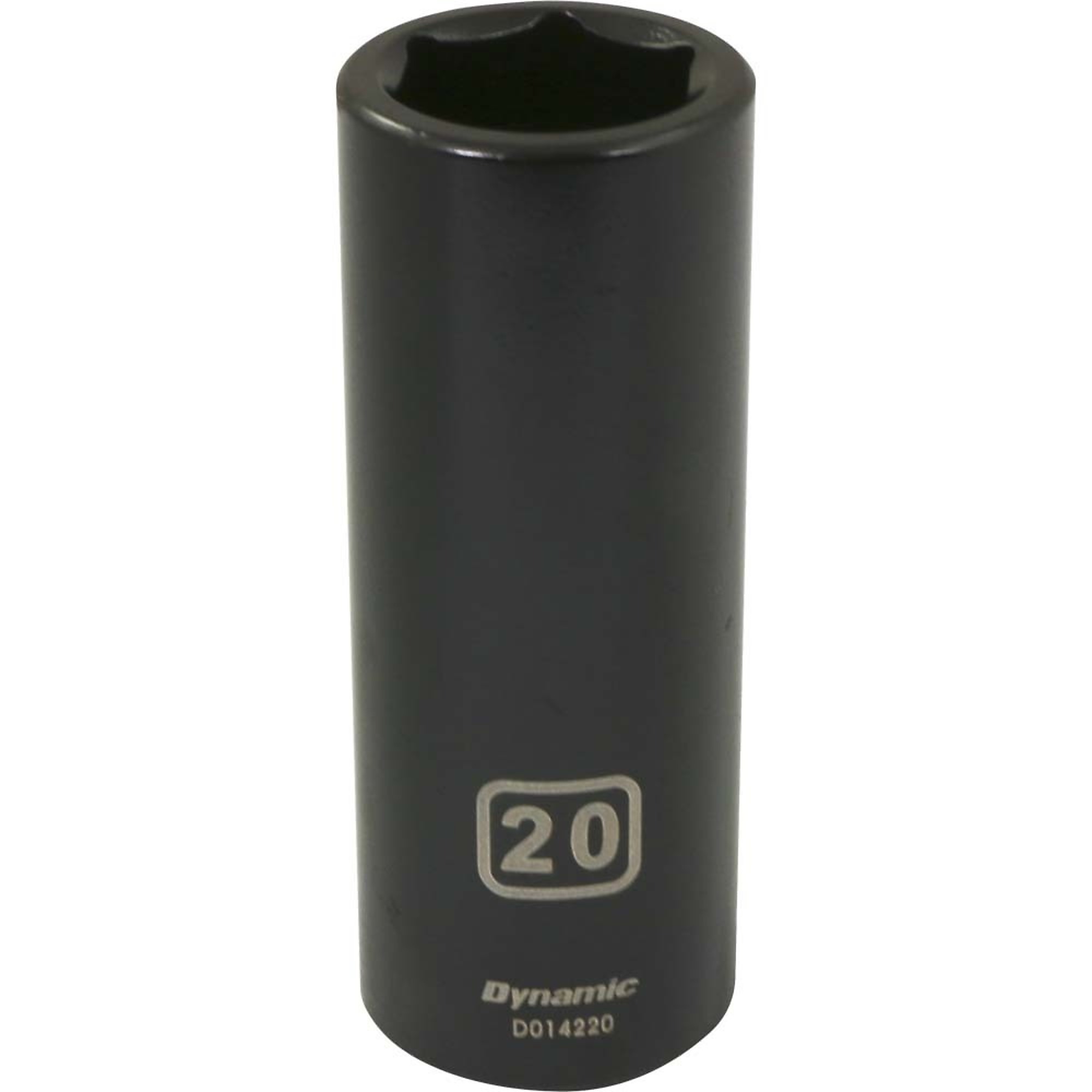 Dynamic Tools 1/2" Drive 6 Point Metric, 20mm Deep Length, Impact Socket